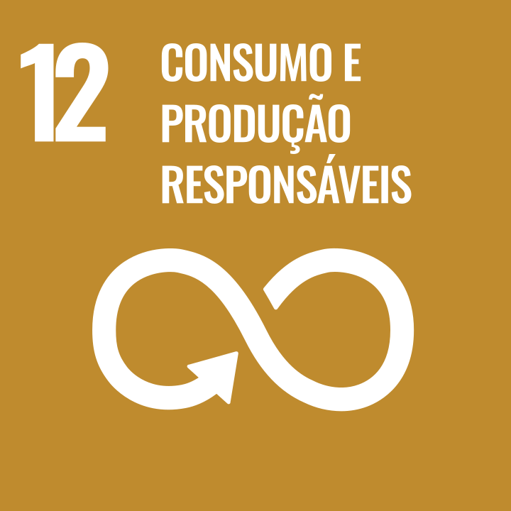 Logo ODS Consumo e produção responsáveis