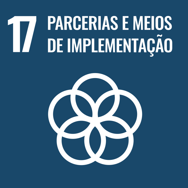 Logo ODS Parcerias e meios de implementação