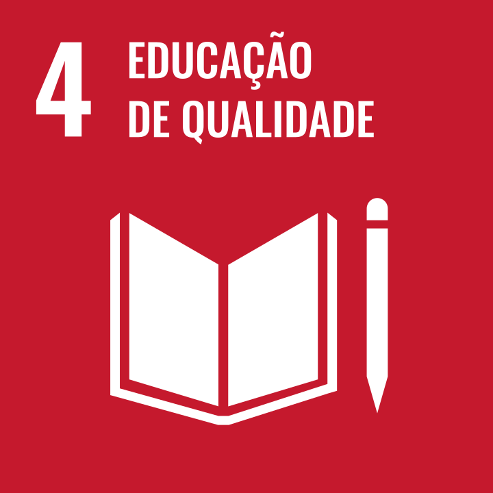 Logo ODS Educação de qualidade